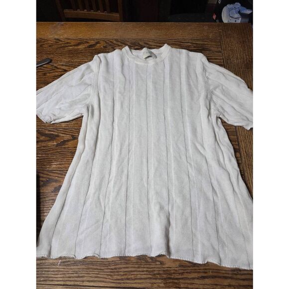 Diish EMERY OFF WHITE oversized tee& WIDE LEG PANTS set sz S/M - Picture 7 of 9